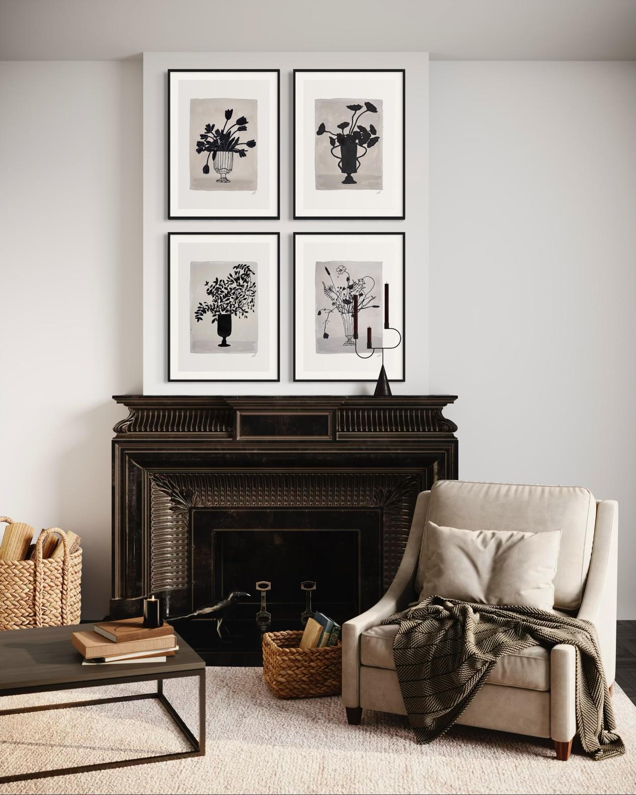 Rocaille Vase Print