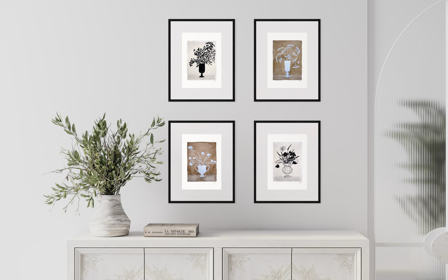 Citrouille Vase Print