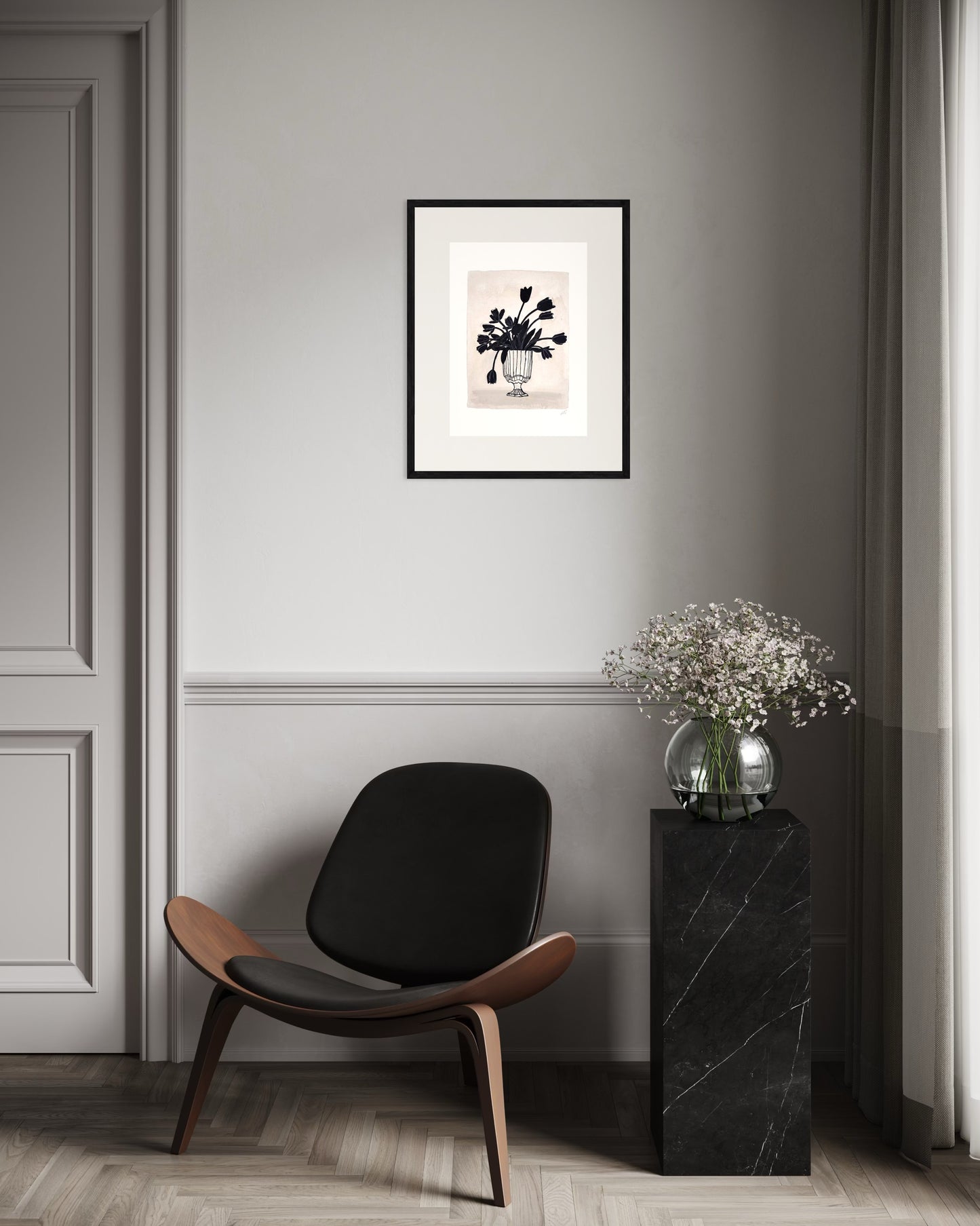 Rocaille Vase Print