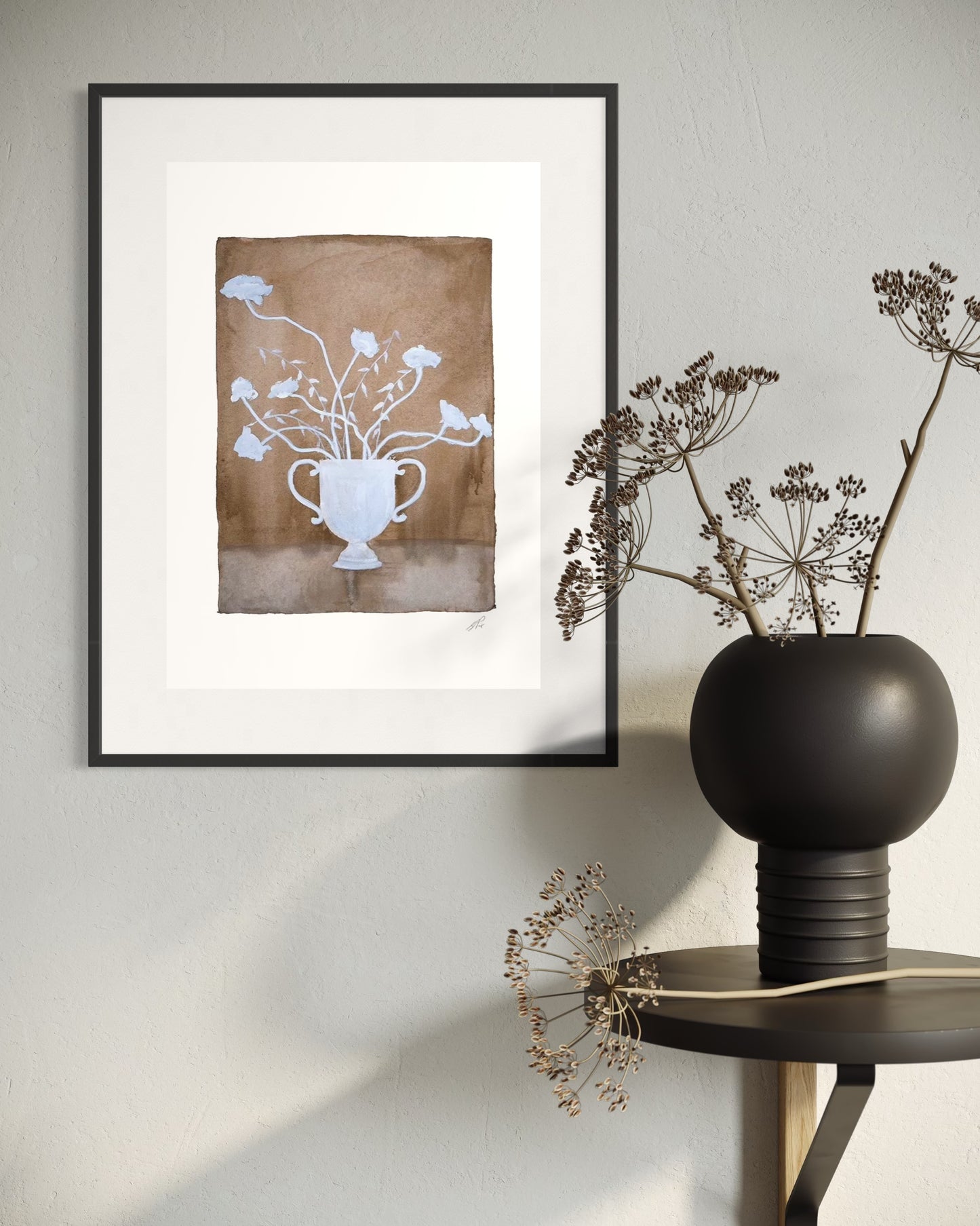 Folk Vase Print