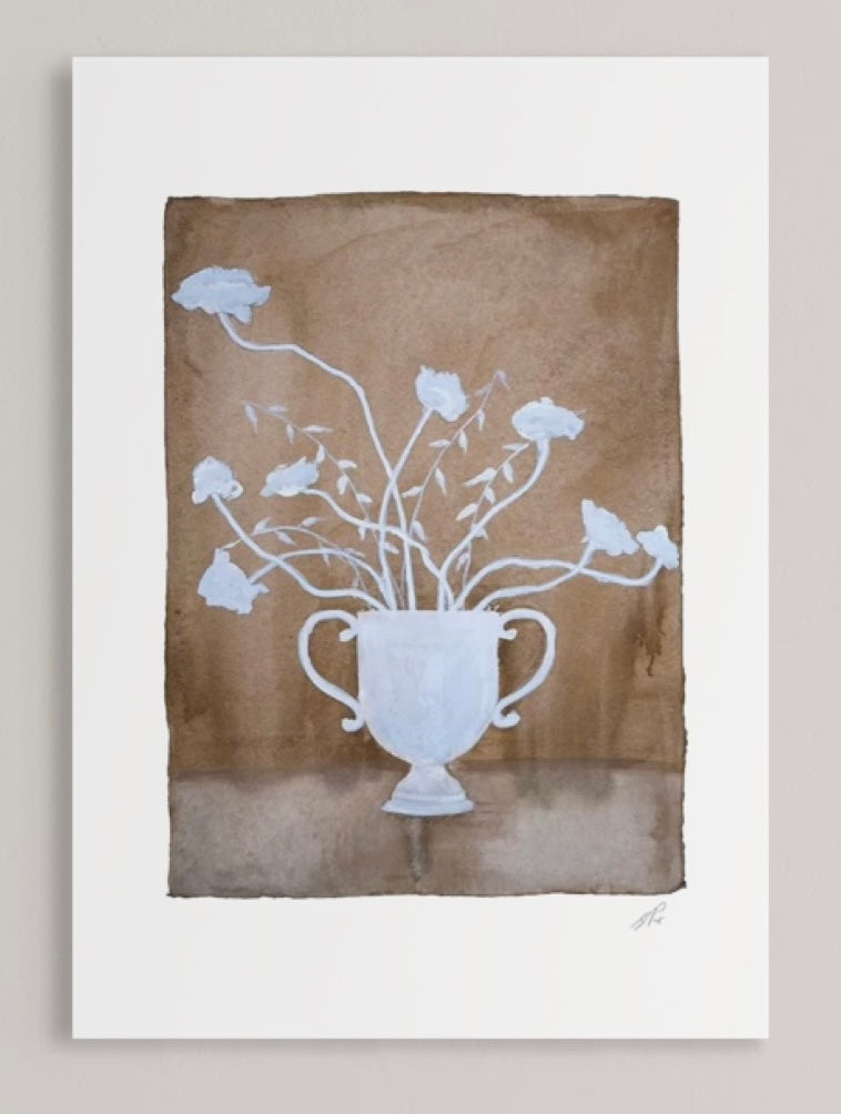 Folk Vase Print