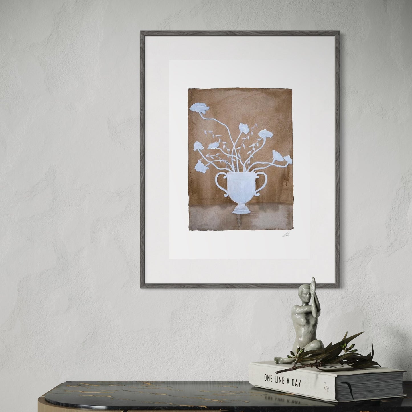 Folk Vase Print