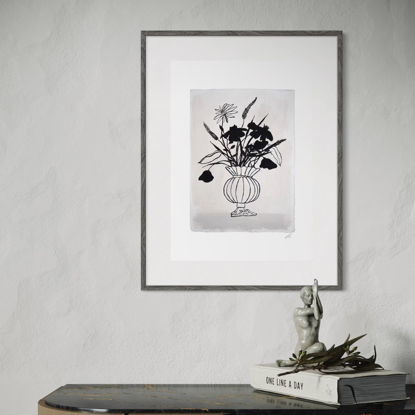 Citrouille Vase Print