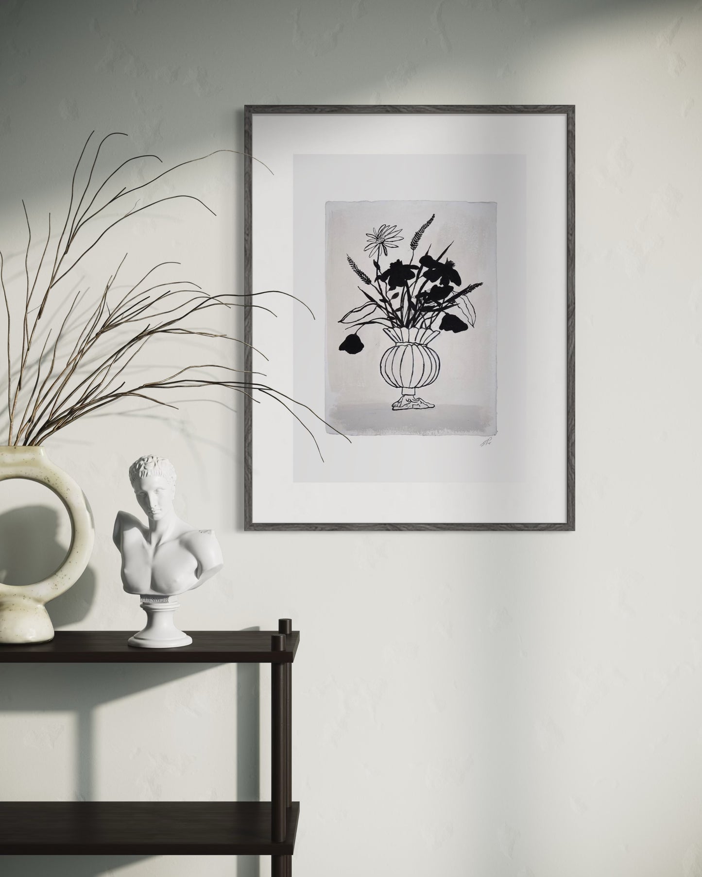 Citrouille Vase Print