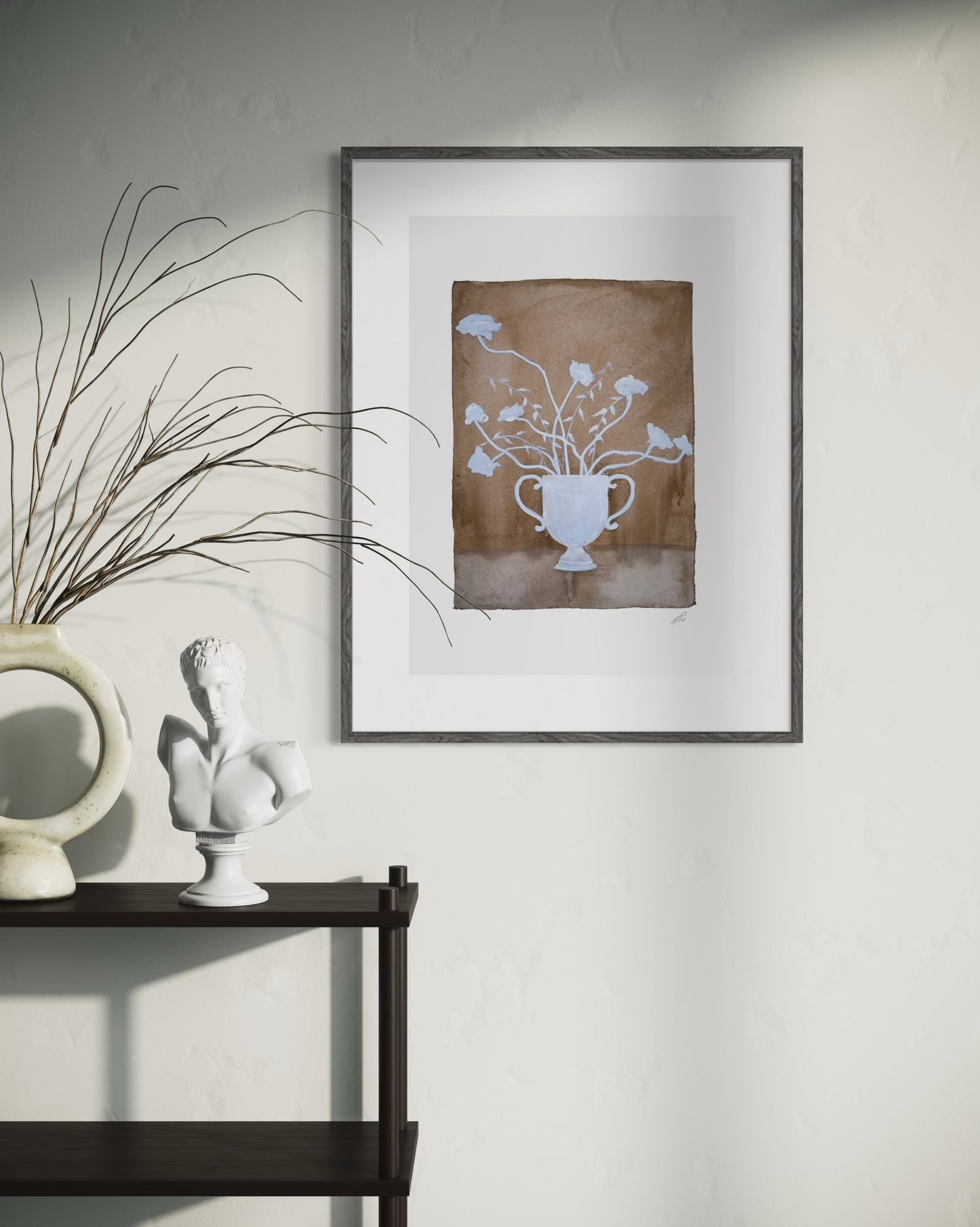 Folk Vase Print