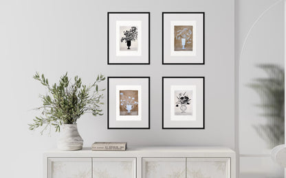 Citrouille Vase Print