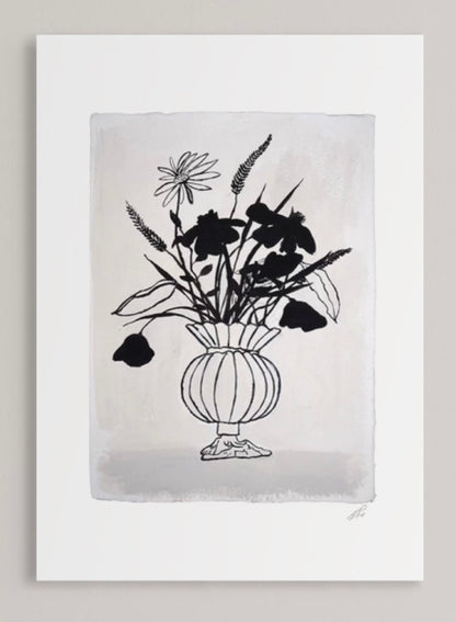 Citrouille Vase Print