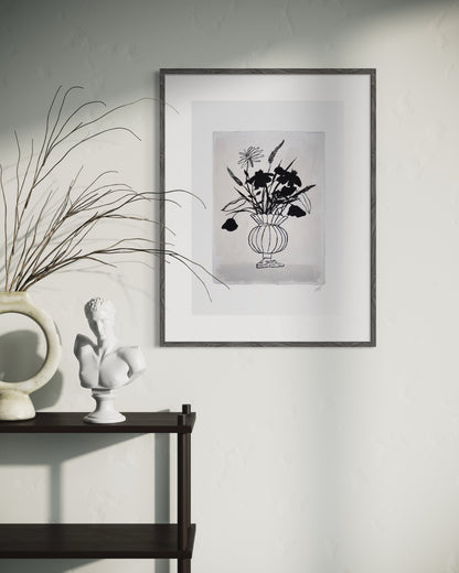 Citrouille Vase Print