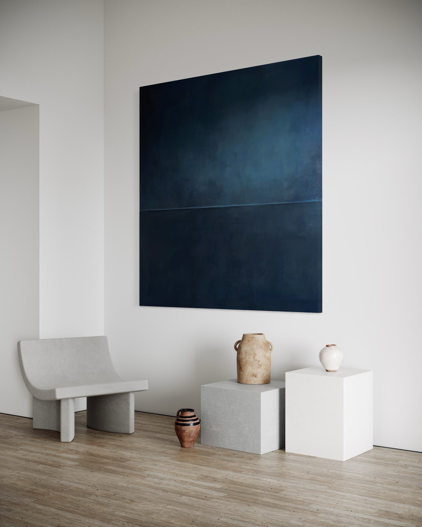 Blue abstract
