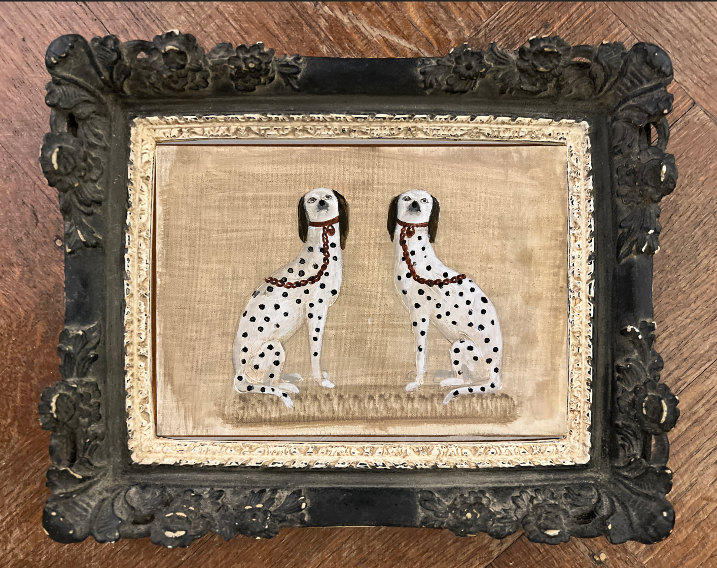 Staffordshire china Dalmations print