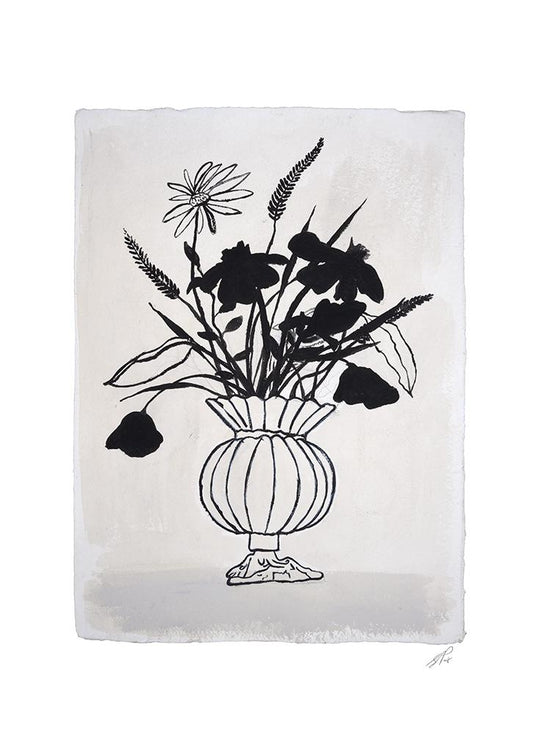 Citrouille Vase Print