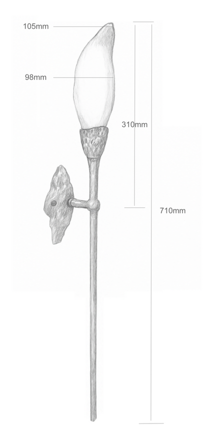 Magnolia Wall Light (Long)